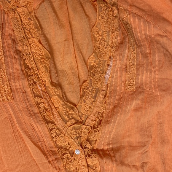 Free People Clemence Buttondown - Super Tropical Size XL - Picture 15 of 17